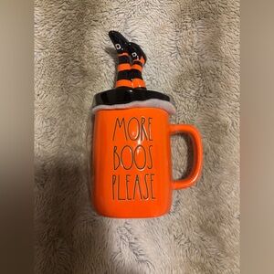 Rae Dunn More Boos Please Mug and Topper - NEW